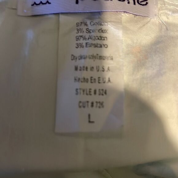 Vintage Petrune of Ithaca White Floral Circle Skirt New With Tags Large L Rare - Picture 15 of 16